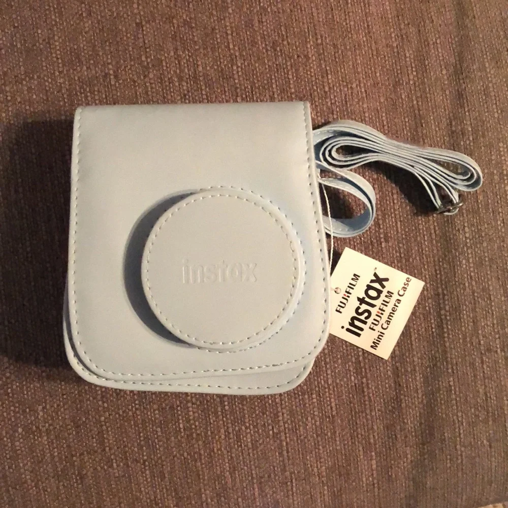 Fujifilm Light Blue Instax Mini Camera Case Crossbody